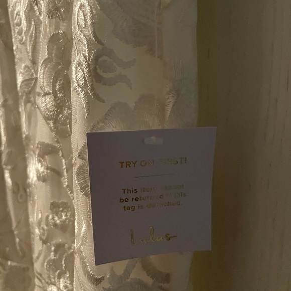 Lulu's Elegant Ways White Floral Embroidered Tiered Maxi Dress - Picture 10 of 13